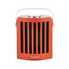 FUSHIAI Office Table Mini Small PTC Heater Desktop Quick Heat Silent Heater, Style:UK Plug(Orange) - 2
