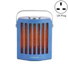 FUSHIAI Office Table Mini Small PTC Heater Desktop Quick Heat Silent Heater, Style:UK Plug(Blue) - 1