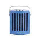 FUSHIAI Office Table Mini Small PTC Heater Desktop Quick Heat Silent Heater, Style:UK Plug(Blue) - 2