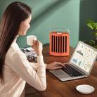 FUSHIAI Office Table Mini Small PTC Heater Desktop Quick Heat Silent Heater, Style:AU Plug(Green) - 8