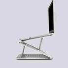 Laptop Bracket Desktop Increased Heat Dissipation Folding Portable Support Frame(White) - 1