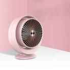 Home Desktop Heaters Office Electric Heaters Small Heaters, CN Plug(Round Cherry Pink) - 1