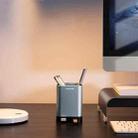 Vaydeer Multi-function 4 x USB Ports Aluminum Alloy Pen Holder Office Desktop Storage Decoration HUB, Cable Length: 1.5m - 5