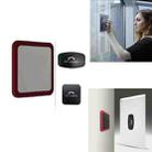 Wall-mounted iPad Magnetic Adsorption Universal Sticker Mobile Phone Wall Bracket(Red A) - 1