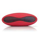 3D Stereo Mini Rugby Shape Bluetooth Speaker with TF Card Slot(Red) - 1
