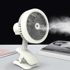 Desktop Office Small Fan USB Charging Clip Fan(White) - 1