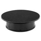 20cm 360 Degree Electric Rotating Turntable Display Stand Photography Video Shooting Props Turntable, Max Load 1.5kg, Powered by Battery(Black) - 2