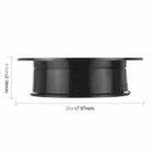 20cm 360 Degree Electric Rotating Turntable Display Stand Photography Video Shooting Props Turntable, Max Load 1.5kg, Powered by Battery(Black) - 5