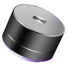 Portable Wireless Bluetooth Speaker Stereo LED Speakers with Built-in Mic MP3 MINI Subwoof Smart Column Loudspeaker(Grey) - 1