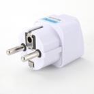 Universal UK US AU To EU AC Power Socket Plug Travel Charger Adapter Converter Power Connector EU Plug(WHITE) - 4