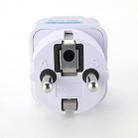 Universal UK US AU To EU AC Power Socket Plug Travel Charger Adapter Converter Power Connector EU Plug(WHITE) - 5