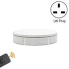 30cm Remote Control Speed Electric Turntable Sample Display Stand, Specification:UK Plug(White) - 1