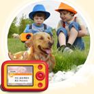 AI Sense Children WiFI Small SLR Camera Science Education Sports Digital Camera Toy(Red Elk) - 3