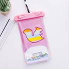 10 PCS Large Outdoor Photo Transparent Waterproof Cartoon Mobile Phone Bag, Style:Squirrel - 1