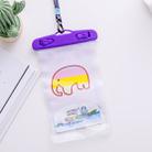 10 PCS Large Outdoor Photo Transparent Waterproof Cartoon Mobile Phone Bag, Style:Big Elephant - 1