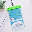 10 PCS Large Outdoor Photo Transparent Waterproof Cartoon Mobile Phone Bag, Style:Little White Cat - 1