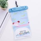 10 PCS Large Outdoor Photo Transparent Waterproof Cartoon Mobile Phone Bag, Style:Little Pink Cat - 1