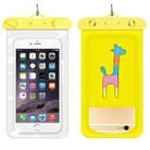 10 PCS Girly Heart Thickened Cartoon Phone Waterproof Bag(Rainbow Giraffe) - 1