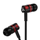Super Bass Stereo Earphone with Microphone for Samsung / Xiaomi Mobile Phone(Black Earphone) - 1