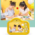 Polar Species Photographable Video HD Portable Cartoon Mini Children Camera, Style:Camera(Yellow) - 7