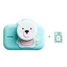 Polar Species Photographable Video HD Portable Cartoon Mini Children Camera, Style:Camera + 32GB TF Card(Green) - 1