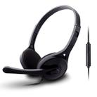 Edifier K550 3.5mm Plug Wired Wire Control Stereo Computer Game Headset with Microphone, Cable Length: 2m(Elegant Black) - 1