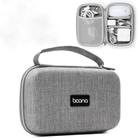 Power Adapter Headset Data Cable Portable Storage Bag For Macbook Air/Pro Notebook(Gray) - 1