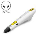 3D Printing Pen Children Toy Art Doodle Pen, Specification:USB+AU Plug - 1