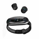 T90 0.96 Inch TFT Color Screen Sports Bracelet With Bluetooth Headset , Support Call Reminder/Heart Rate Measurement/Sleep Monitoring/Blood Pressure Monitoring/Blood Oxygen Monitoring(Ash) - 1