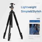 Q338 4-Section Folding Legs Live Broadcast Aluminum Alloy Tripod Mount With Three-dimensional Head - 3