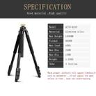 Q338 4-Section Folding Legs Live Broadcast Aluminum Alloy Tripod Mount With Three-dimensional Head - 4