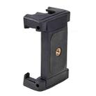 Xiletu Xj-12 Live Broadcast Bracket Fixing Clip Tripod Mount Phone Clamp with 1/4 inch Screw Holes & Cold Shoe Base - 1