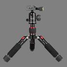 Xiletu FM5S-MINI 5-Section Folding Legs Mini Desktop Tripod Mount(Red) - 2