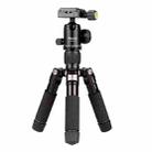 Xiletu FM5S-MINI 5-Section Folding Legs Mini Desktop Tripod Mount(Titanium) - 1