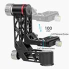 Xiletu Xgh3 360 Degree Rotation Horizontal Cantilever Hollow Gimbal Tripod Head - 2