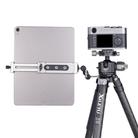 Xiletu Xj15 Live Broadcast Desktop Full Metal Tripod Mount Tablet Pc Phone Clamp With 1/4 Inch Screw Holes & Cold Shoe Base(Silver Grey) - 3