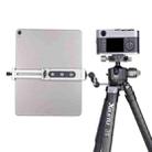 Xiletu Xj15 Live Broadcast Desktop Full Metal Tripod Mount Tablet Pc Phone Clamp With 1/4 Inch Screw Holes & Cold Shoe Base(Silver Grey) - 3