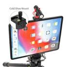Xiletu Xj15 Live Broadcast Desktop Full Metal Tripod Mount Tablet Pc Phone Clamp With 1/4 Inch Screw Holes & Cold Shoe Base(Black) - 11