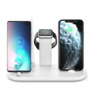 HQ-UD20 Mobile Phone Watch Multi-Function Charging Stand Wireless Charger for Phones & Apple Watch & Airpods(White) - 1