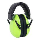 Children Noise-Proof Earmuffs Soundproof Earmuffs Children Sleep Protection Earmuffs(Apple Green) - 1