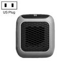 Home Portable Wall-mounted Small Air Heater, Specification:US Plug(Gray) - 1