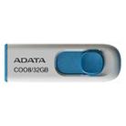 ADATA C008 Car Office Universal Usb2.0 U Disk, Capacity: 32GB(Blue) - 1