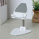 4 PCS WLF-ZMZJ Foldable Telescopic Desktop Mobile Phone Stand Ipad Tablet Universal Portable Stand(White) - 1