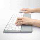 Wireless Keyboard Support Memory Foam Silicone Wrist Pad Base for Apple Magic Keyboard 2, Size:S(Black) - 5