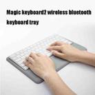 Wireless Keyboard Support Memory Foam Silicone Wrist Pad Base for Apple Magic Keyboard 2, Size:S(Grey) - 2