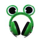 Animal Shape Baby Soundproof Earmuffs Baby Noise-Proof Earmuffs(Frog) - 1