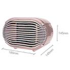 800w Mini Heater Home Desktop Energy Saving Small Solar Heater, Product specifications: US Plug(Aurora Green) - 3