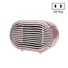 800w Mini Heater Home Desktop Energy Saving Small Solar Heater, Product specifications: US Plug(Pink ) - 1