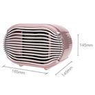 800w Mini Heater Home Desktop Energy Saving Small Solar Heater, Product specifications: AU Plug(Pink ) - 3