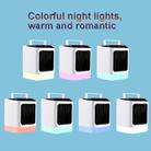 Desktop Heater With Cooling And Heating Dual Purpose Heater With Colorful Night Light Function, Style:Without Remote Control, Plug Type:UK Plug - 2